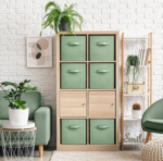 Foldable Fabric Storage Cubes, Closet Organizer Bins for Home
