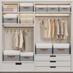 Decorative Memory Storage Boxes with Lids, Foldable Home Organizers