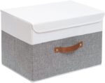 Decorative Memory Storage Boxes with Lids, Foldable Home Organizers - Image 2
