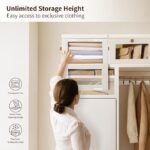Large Closet Storage Bins with Handles, Foldable Fabric Organizers - Image 2