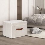 Cube Storage Organizer with Fabric Bins, Closet and Toy Storage