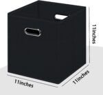 Foldable Fabric Storage Cubes with Handles, Home Organizer Baskets - Image 2