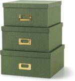 Foldable Clothing Storage Boxes with Lids, Zipper and Sturdy Frame - Image 2