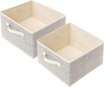 Foldable Fabric Storage Cubes with Handles, Closet Storage Organizers - Image 2