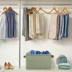 Fabric Closet Storage Bins with Handles, Foldable Trapezoid Organizers