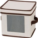 Fabric Drawer Organizer Bins with Compartments, Closet Storage - Image 2