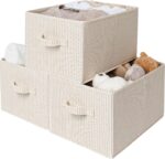 Canvas Storage Bags with Clear Window, Clothing and Bedding Organizer - Image 2
