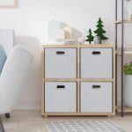 Large Toy Storage Box with Lid and Dividers, Foldable Toy Organizer - Image 2