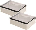 Faux Leather Storage Baskets, Decorative Home Organizer Bins - Image 2