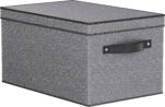 Collapsible Fabric Storage Boxes with Lids, Washable Organizer Bins - Image 2